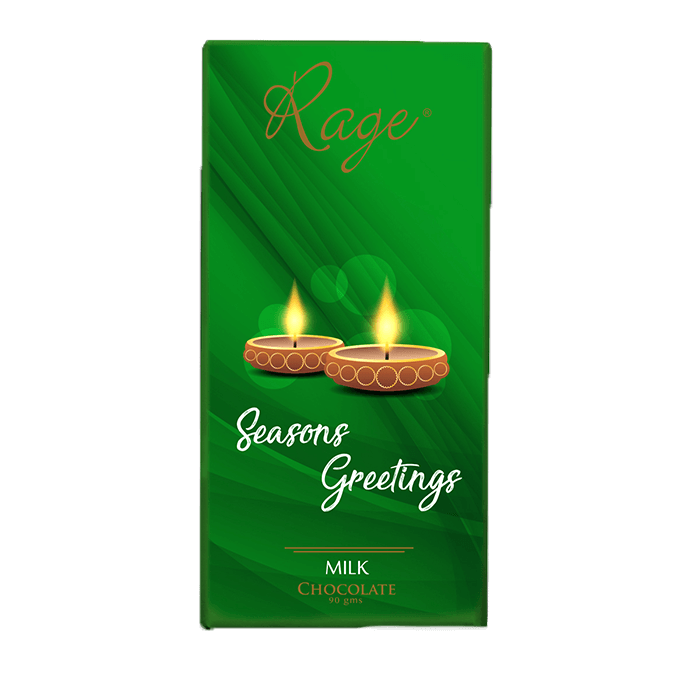 Rage Seasons Greetings Milk Chocolate - Rage Seasons Greetings Milk Chocolate 90 Gm (700x700), Png Download