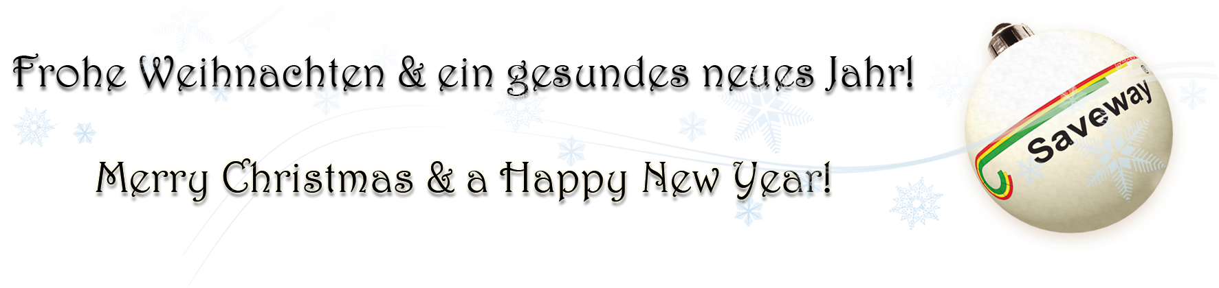 Season's Greetings Saveway - Christmas Scene Greeting Rubber Stamp By Drs Designs (1772x450), Png Download