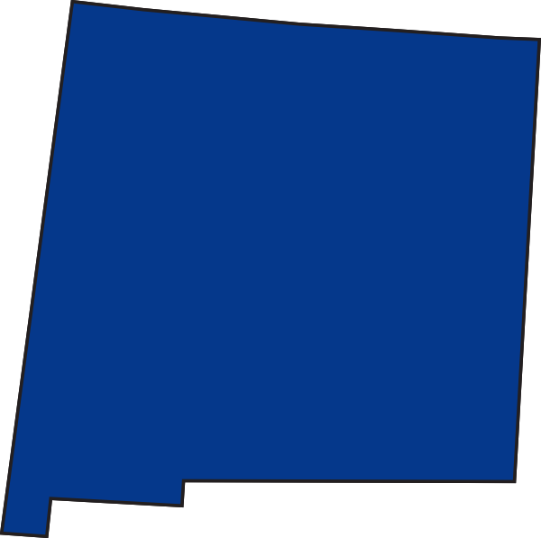 New Mexico Outline Png (600x597), Png Download