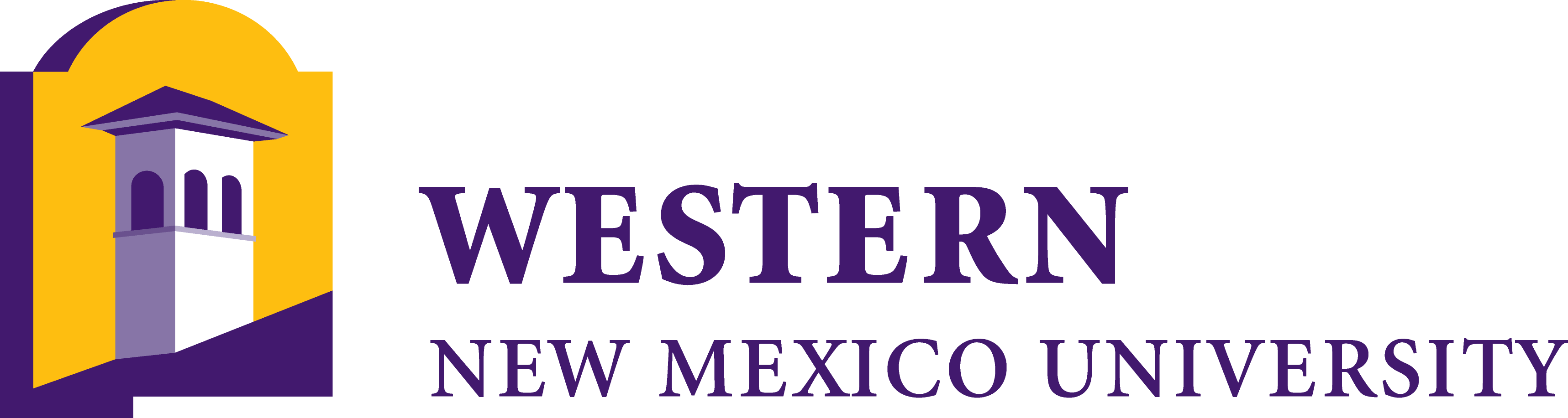 Institutional Secondary Logo - Western New Mexico University Logo (3434x917), Png Download