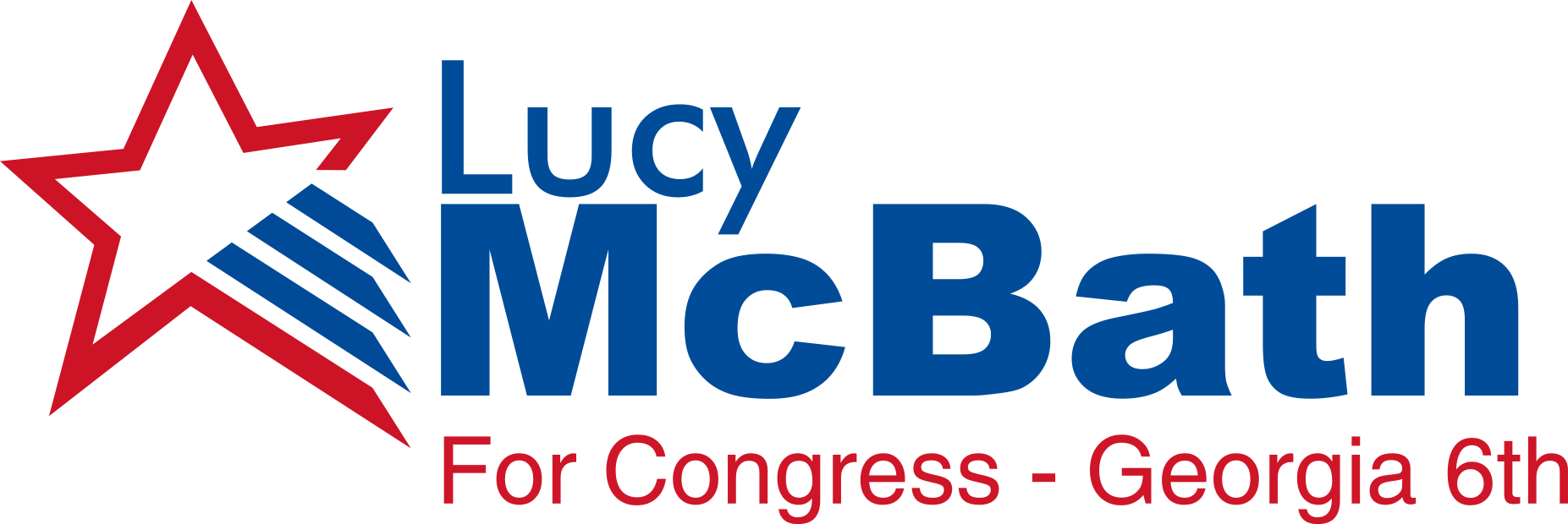 Lucia Mcbath For Congress - Lucy Mcbath For Congress (1853x620), Png Download