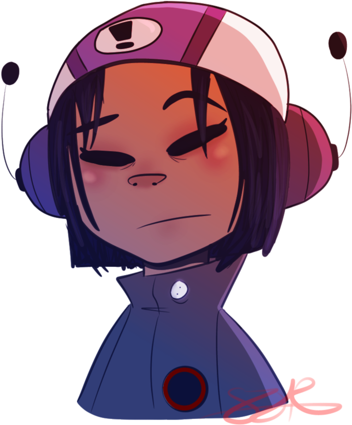 Noodle - Gorillaz Noodle Niña (863x926), Png Download