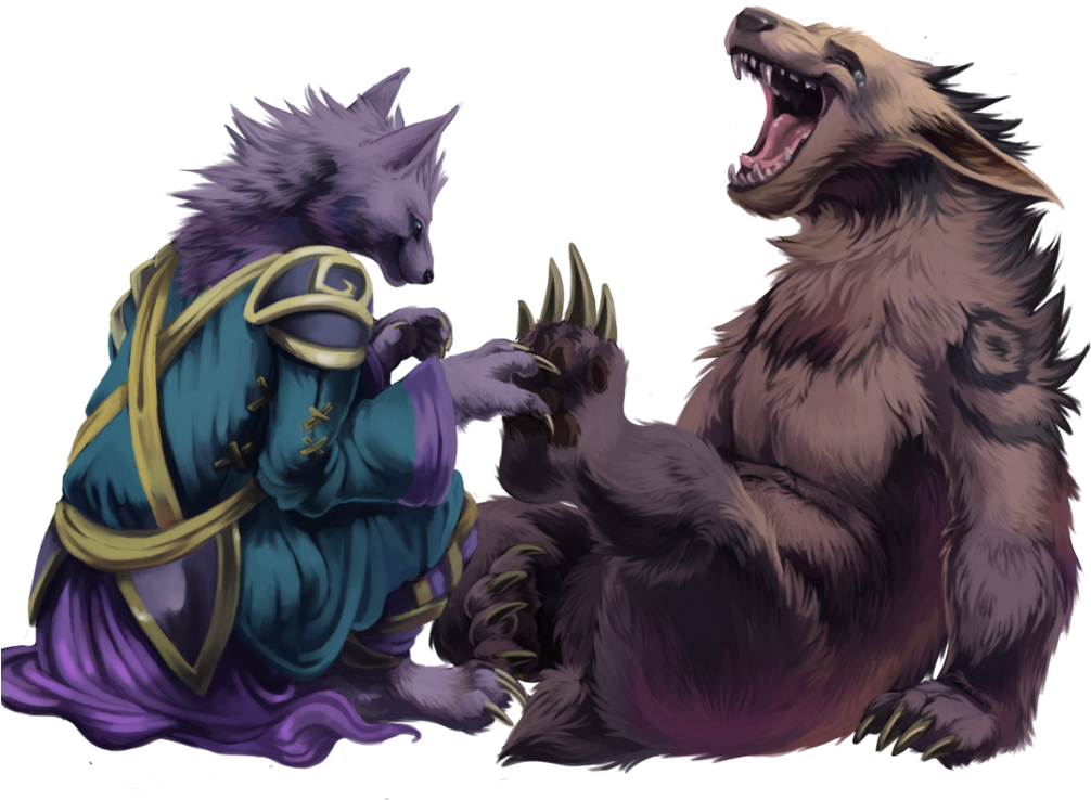 Feral Druid Art (1024x761), Png Download