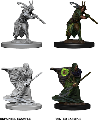 Elf Druid - Nolzur's Marvelous Miniatures Druid (450x551), Png Download