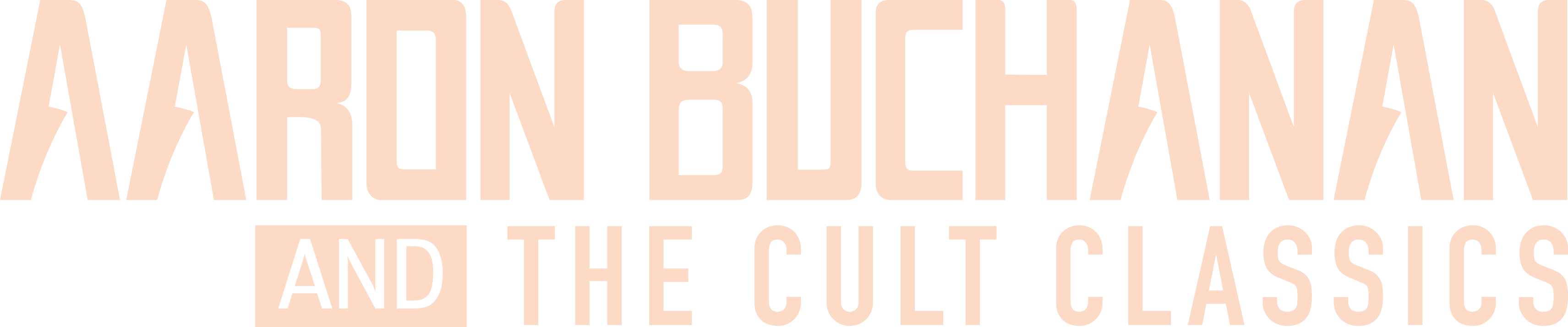 Aaron Buchanan - Aaron Buchanan & The Cult Classics (3423x714), Png Download
