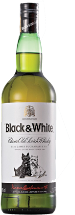 Buchanan's Black & White 100cls - Black And White Scotch (277x484), Png Download