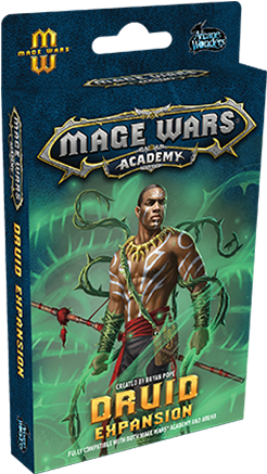In This Expansion Set, Play As A Verdant Druid Whose - Mage Wars Academy Warlord (400x456), Png Download