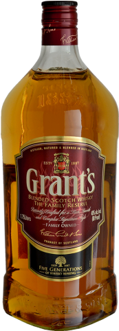Grant's Scotch 1.75 L (300x480), Png Download