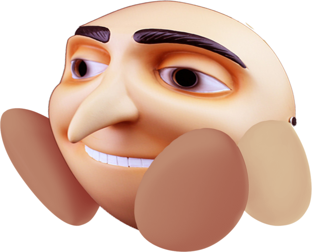 Download Succ Transparent Kirby - Cursed Gru PNG Image with No Backgroud - ...