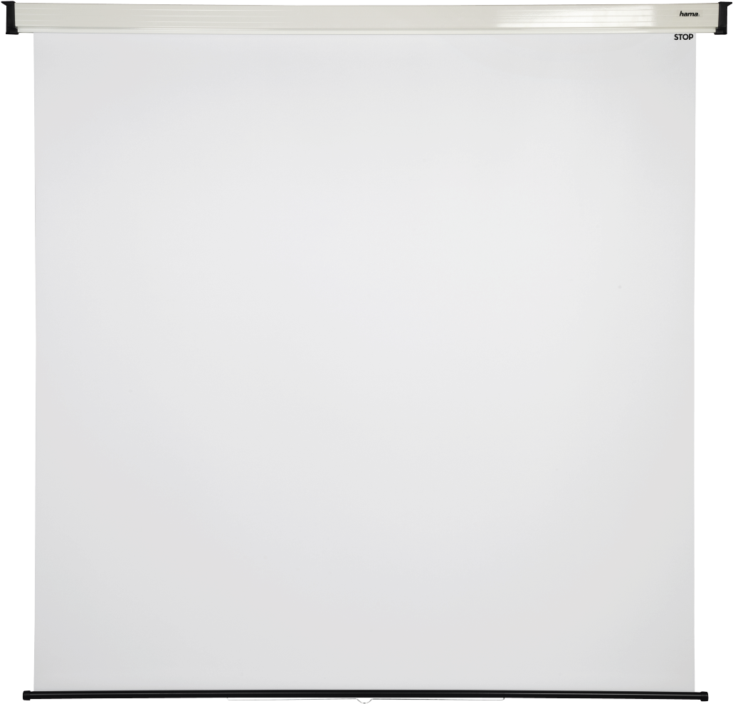 Roller Projection Screen, 180 X 180 Cm, - Hama Roller Projection Screen (1100x1100), Png Download