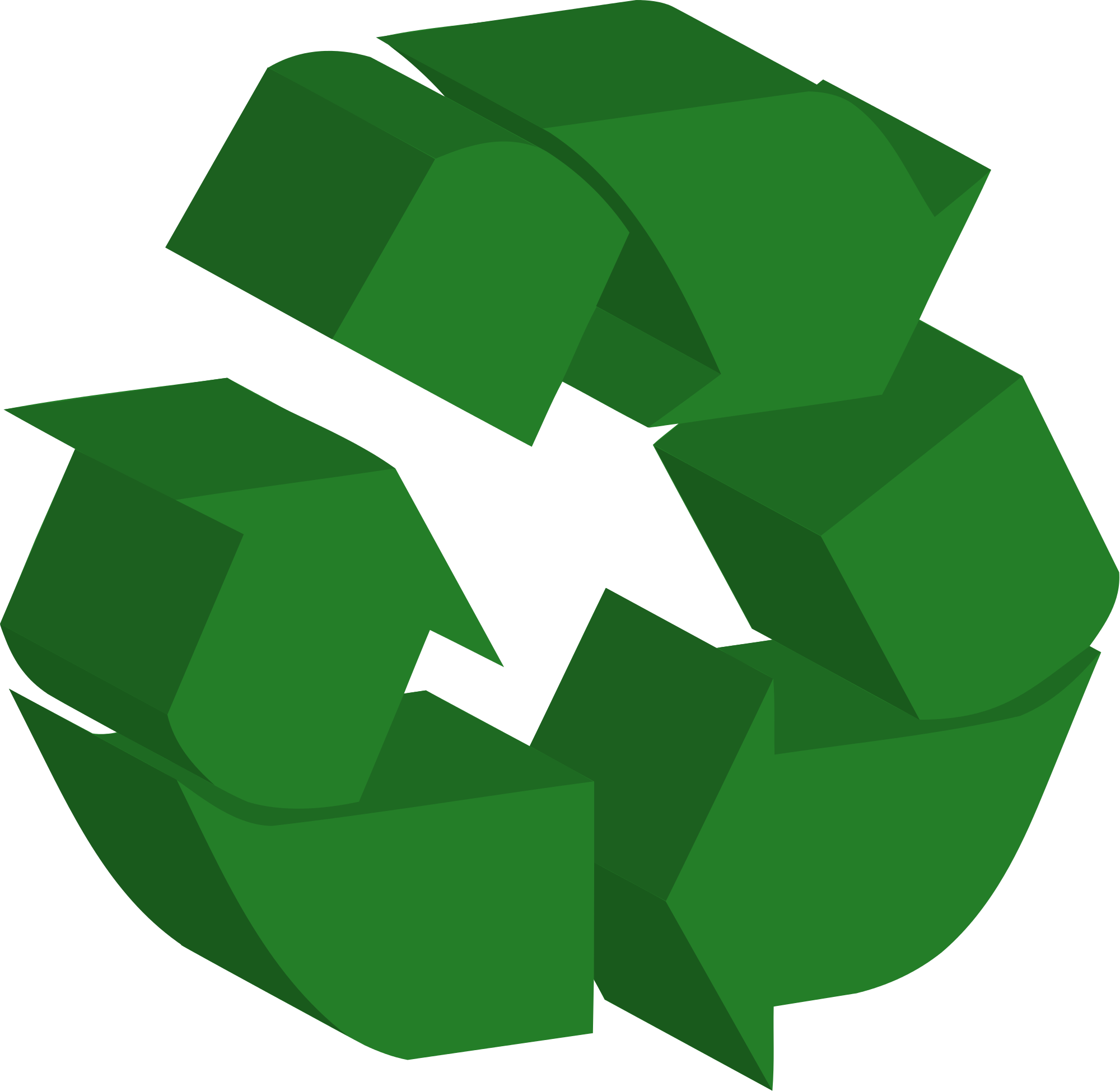 Open - Recycling Symbol (2000x1948), Png Download