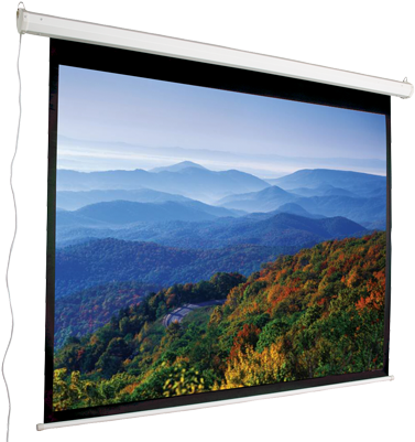 Mustang Sc-e106d169 Electric Projector Screen - Virginia Blue Ridge Mountains (400x400), Png Download