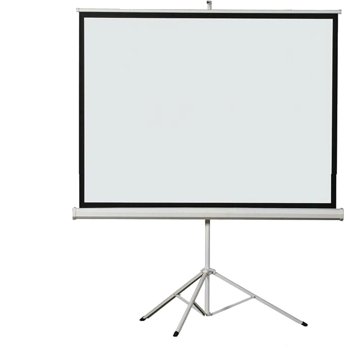 Athena Eco-line Portable Tripod Screen - Tripod Screen Png (844x700), Png Download