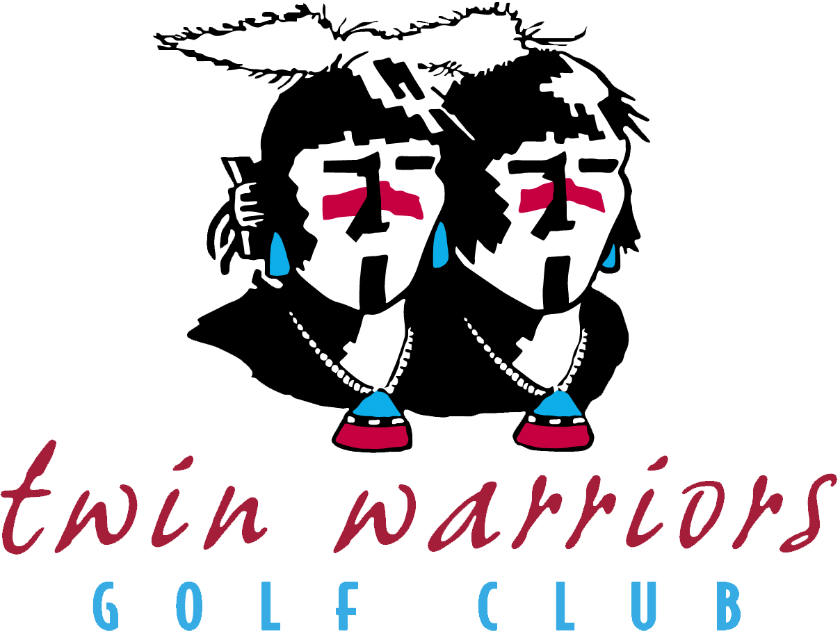 Twin Warriors Golf Club Logo (1208x908), Png Download