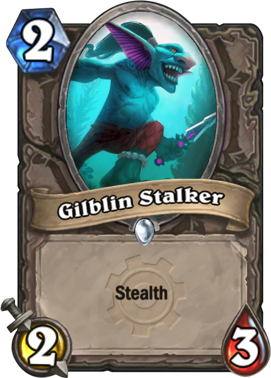 Gilblin Stalker Card - Murloc Tinyfin (567x811), Png Download