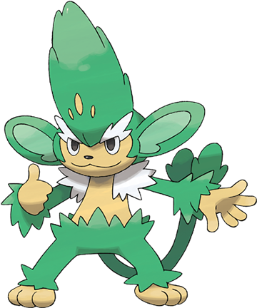 It Attacks Enemies With Strikes Of Its Thorn-covered - Pokemon Simisage (475x475), Png Download