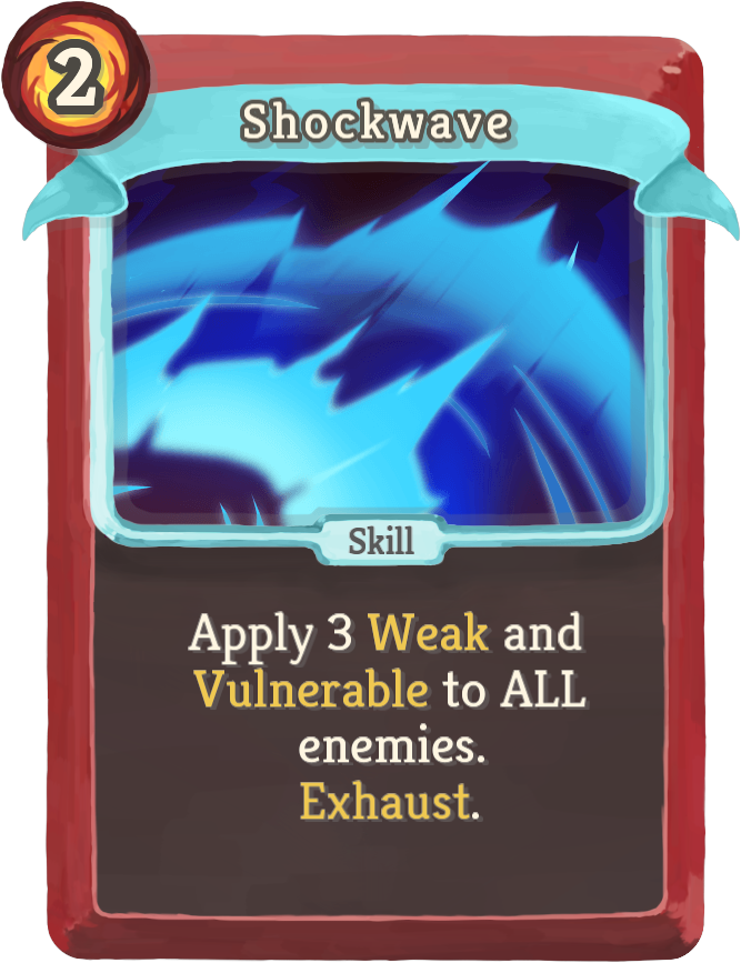 Shockwave - Shockwave Slay The Spire (678x874), Png Download