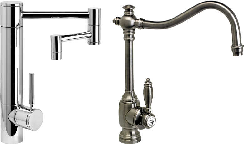 Waterstone Kitchen Faucets - Waterstone 3600-12-1-tb Hunley Suite Tuscan Brass One (799x479), Png Download