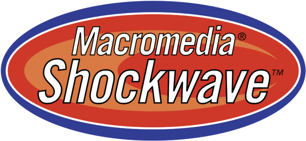 Macromedia Shockwave Logo 1995 - Macromedia (640x320), Png Download