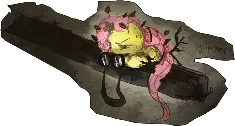 Cosmicunicorn, Binoculars, Fluttershy, Flutterstalker, - Illustration (800x443), Png Download