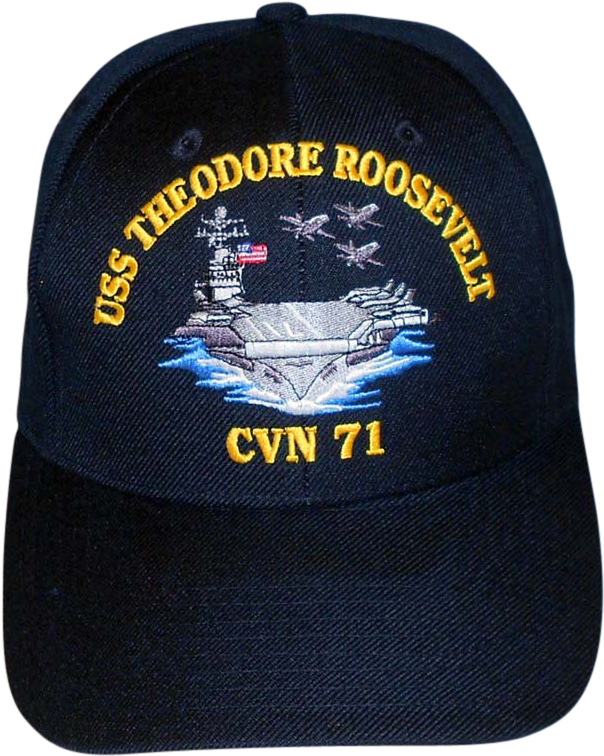 Theodore Roosevelt Cvn - Baseball Cap (800x899), Png Download