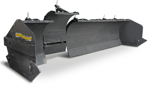 Sectional Snow Pusher - Snow Push Blade (495x284), Png Download