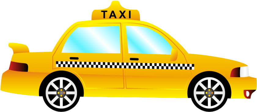 Free Png Taxi Png Images Transparent - Taxi Png (850x385), Png Download
