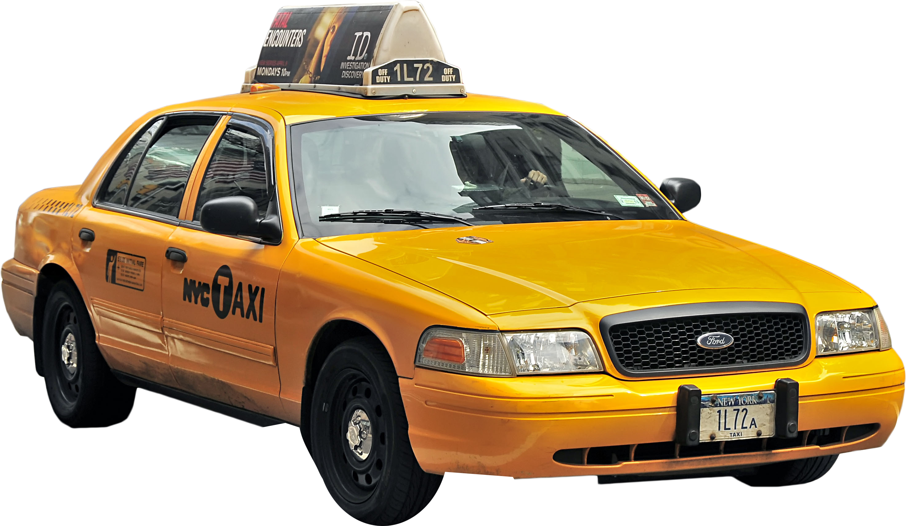 1995er Ford Crown Victoria New York Taxi Png Image - New York Taxi Png (3851x2567), Png Download