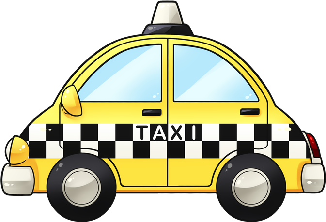 Vector Freeuse Free Taxi Cliparts - Cab Clipart (800x538), Png Download