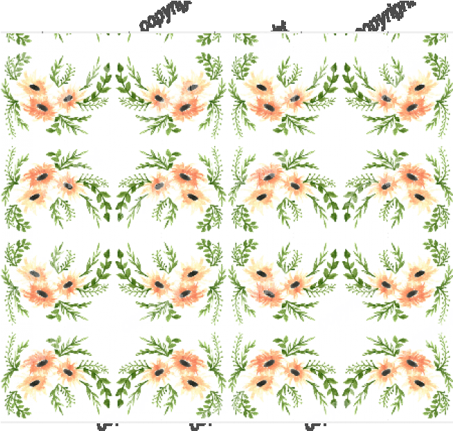 Marie De Medici's Fleur D - Peach Watercolor Floral By The Made Haven - Customized (650x650), Png Download