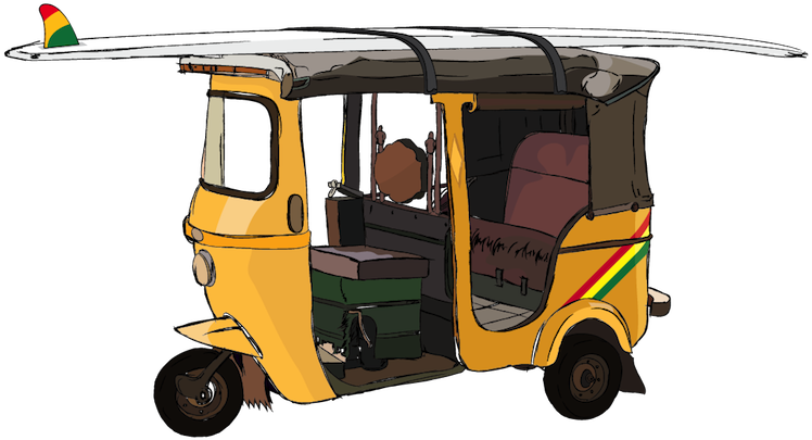 #surf #longboard #surfing #taxi #draw #illustration - .com (792x449), Png Download