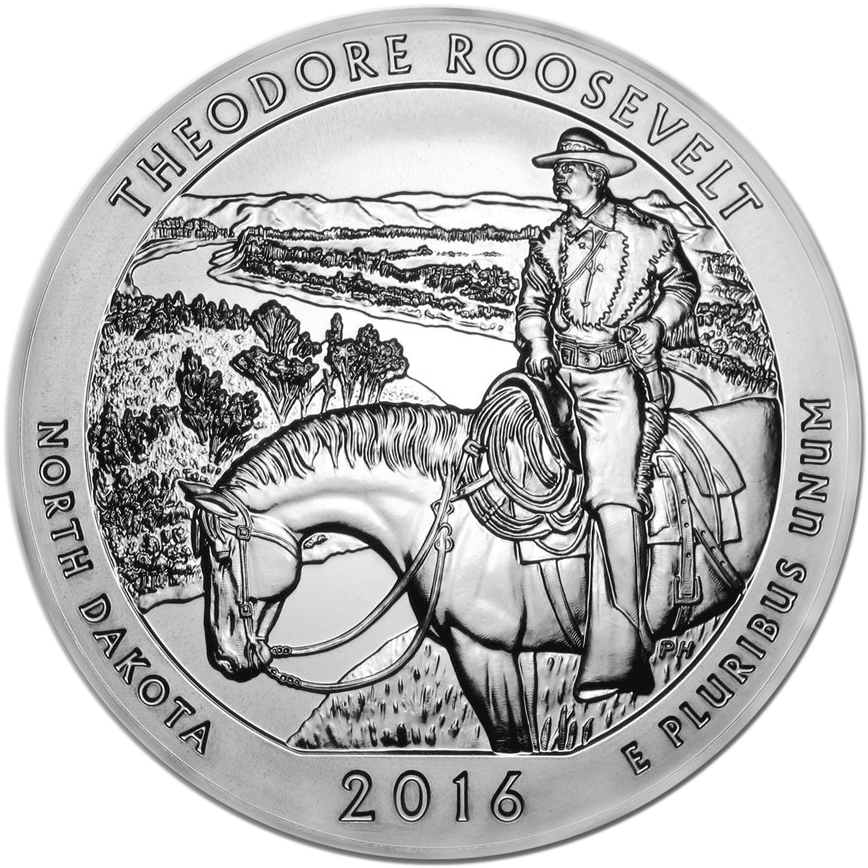 2016 North Dakota "theodore Roosevelt" America The (900x900), Png Download