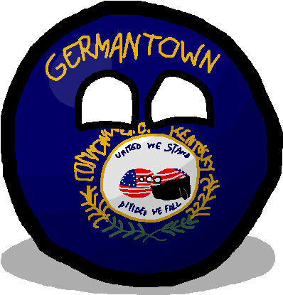 Germantownball - Polandball Virginia (450x450), Png Download