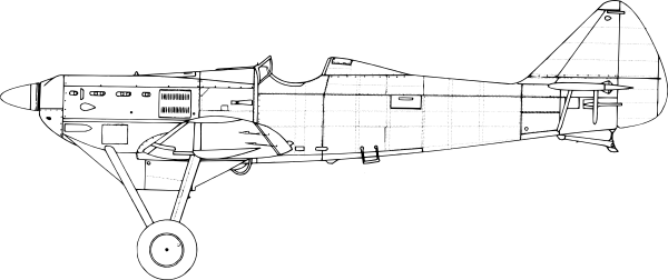 Vector Blueprint Airplane - Bücker Bü 131 Jungmann (600x252), Png Download