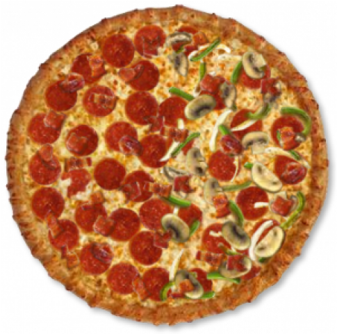 Domino's Pizza - Domino Half And Half (640x480), Png Download