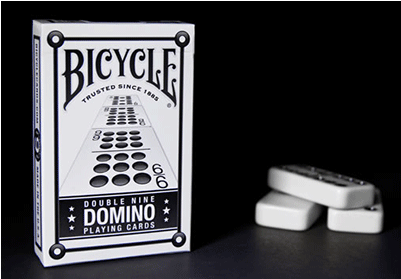Double Nine Domino Playing Cards - Bicycle Double Nine Domino - Bicycle Playing Cards (400x400), Png Download