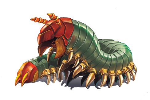 Giant Centipede - Centipede Demon Png (513x330), Png Download