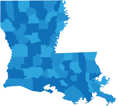 Louisiana - Louisiana Vector (500x500), Png Download