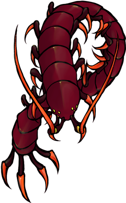 Centipede (380x640), Png Download