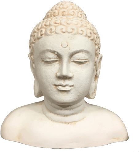 Thai Style Buddha Head / Bust - Gautama Buddha (500x500), Png Download