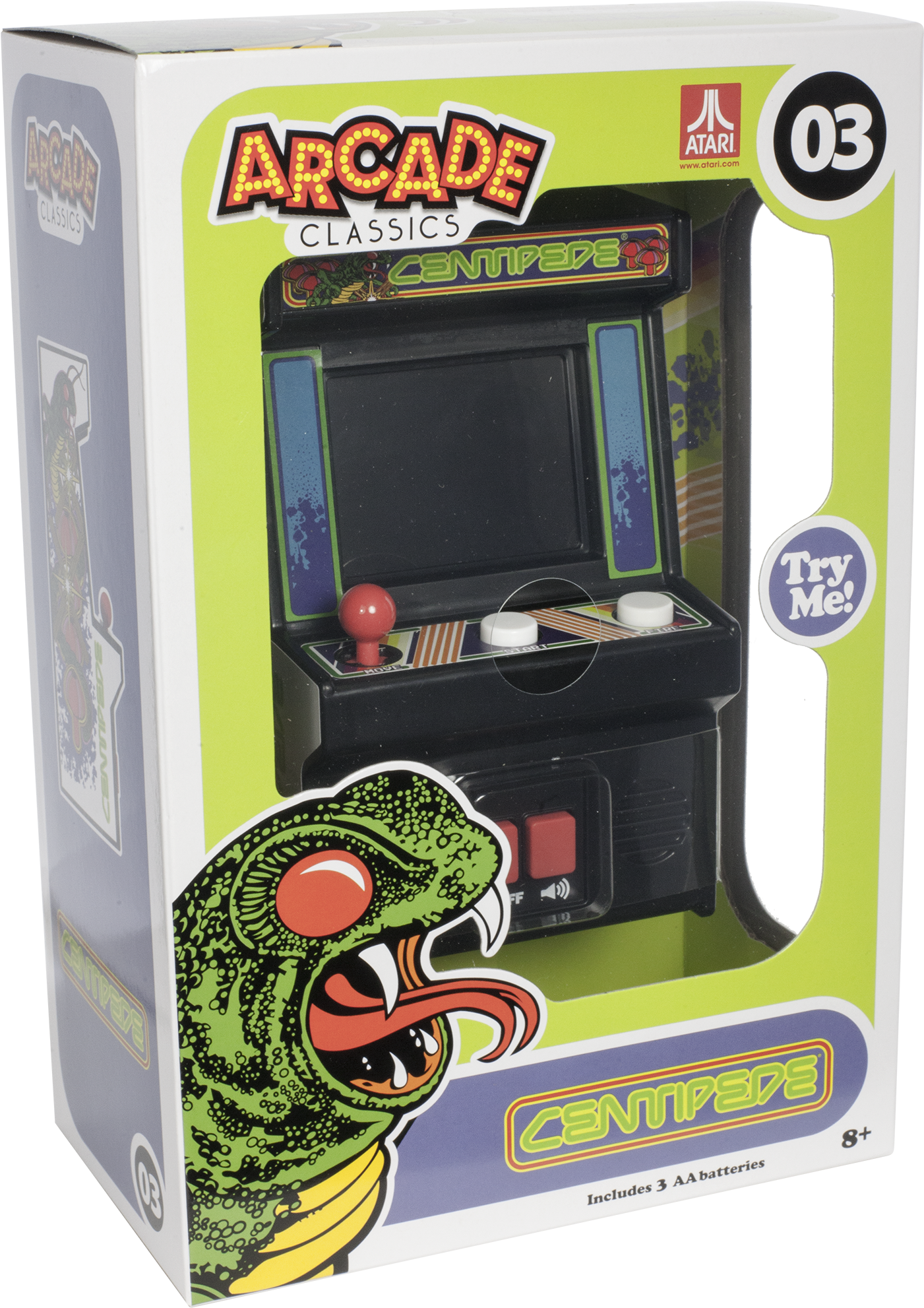 Centipede Mini Arcade Game - Centipede Mini Arcade Classics Game Atari 03 (1500x2081), Png Download