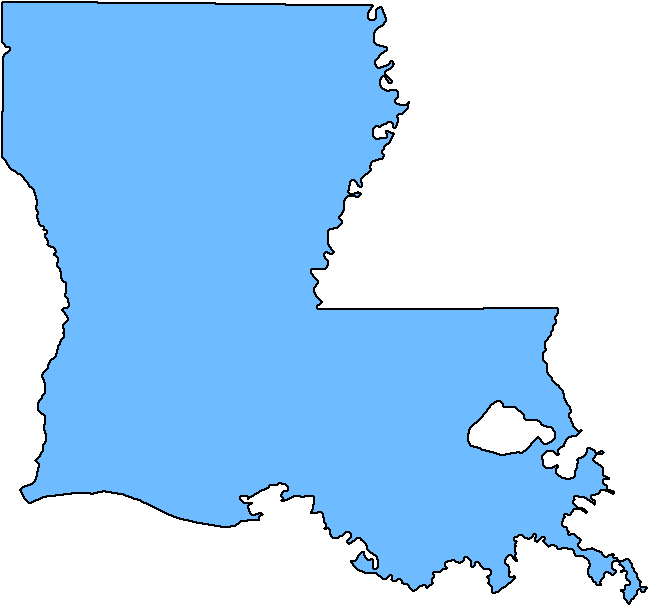 Louisiana - Louisiana Parish Map (700x700), Png Download