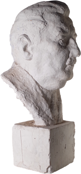 Plaster Bust Fontaine Decorative Fon2541 A Main - Plaster (442x800), Png Download