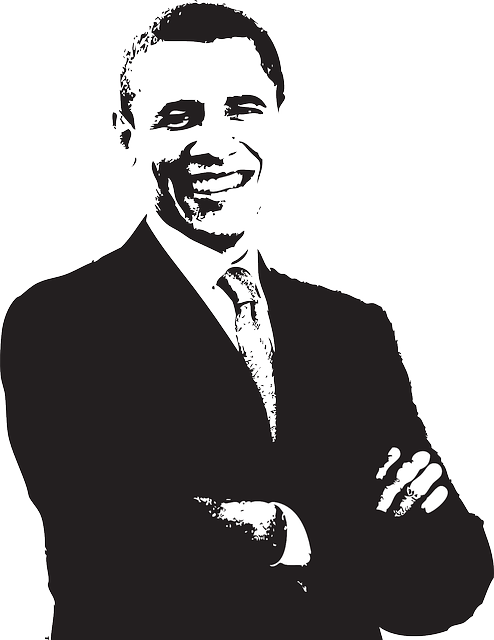 Portrait, Government, Arms, President, Obama, Democrat - Barack Obama Clip Art (494x640), Png Download