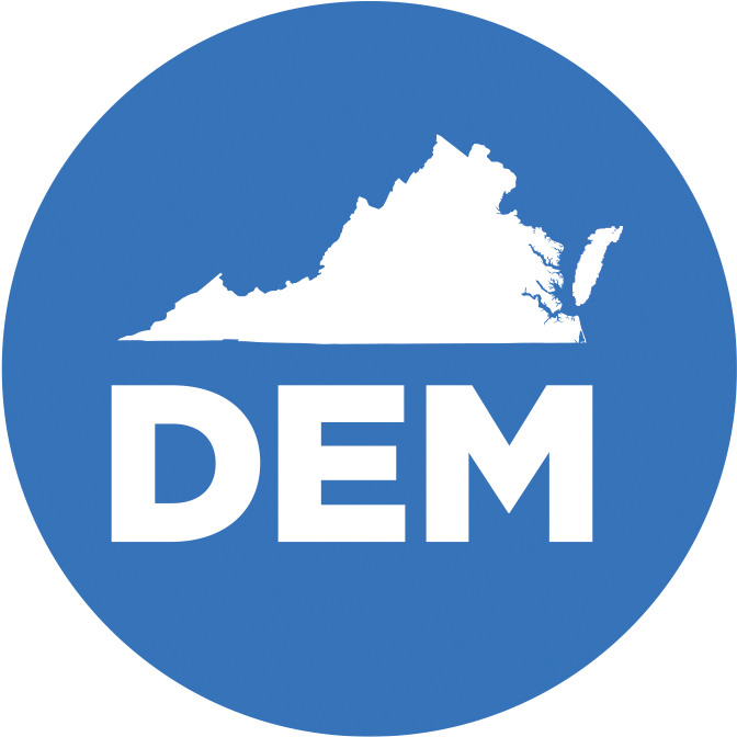 The Democratic Party Of Virginia Logo - Virginia Democrats (672x672), Png Download