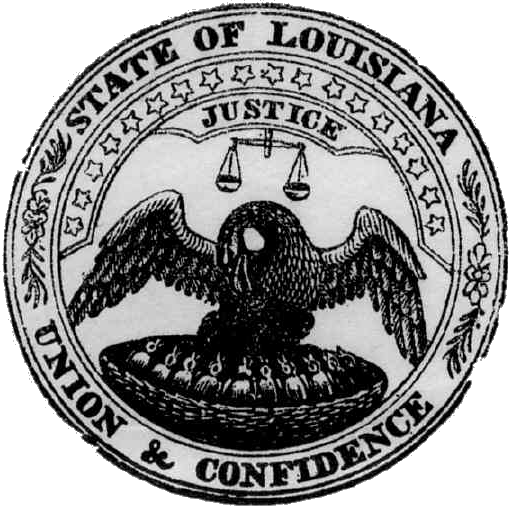 Seal Of Louisiana - Louisiana (509x506), Png Download