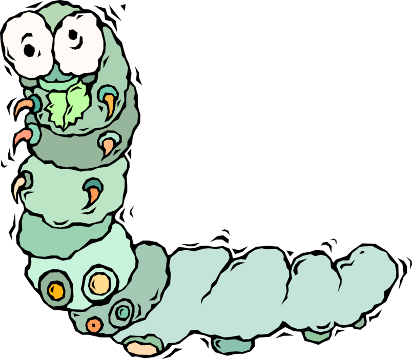 Vector Illustration Of Centipede Insect Bug - Cartoon (804x700), Png Download