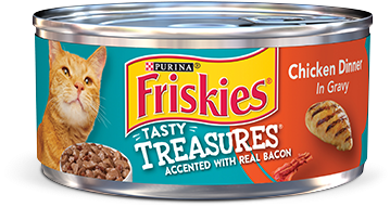 Tasty Treasures Chicken Dinner In Gravy Cat Food - Friskies Tasty Treasure Turkey Dinner In Gravy (600x600), Png Download