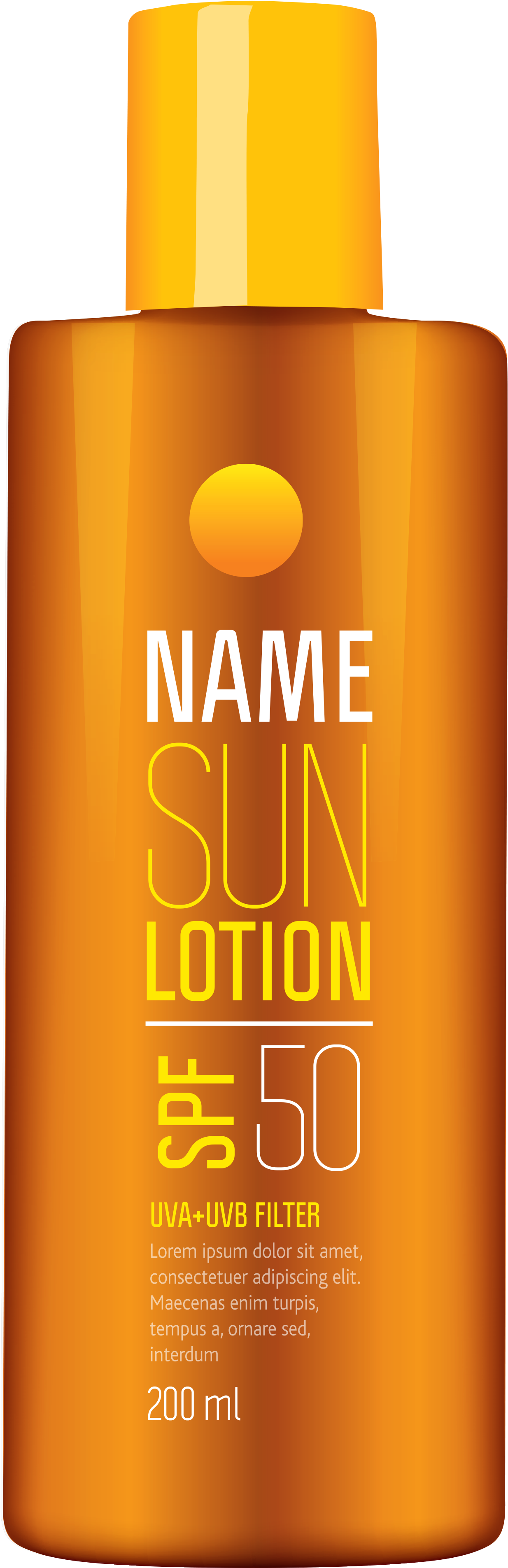 Sun Lotion Tube Png Clipart Picture - Sun Lotion Png (1489x4000), Png Download