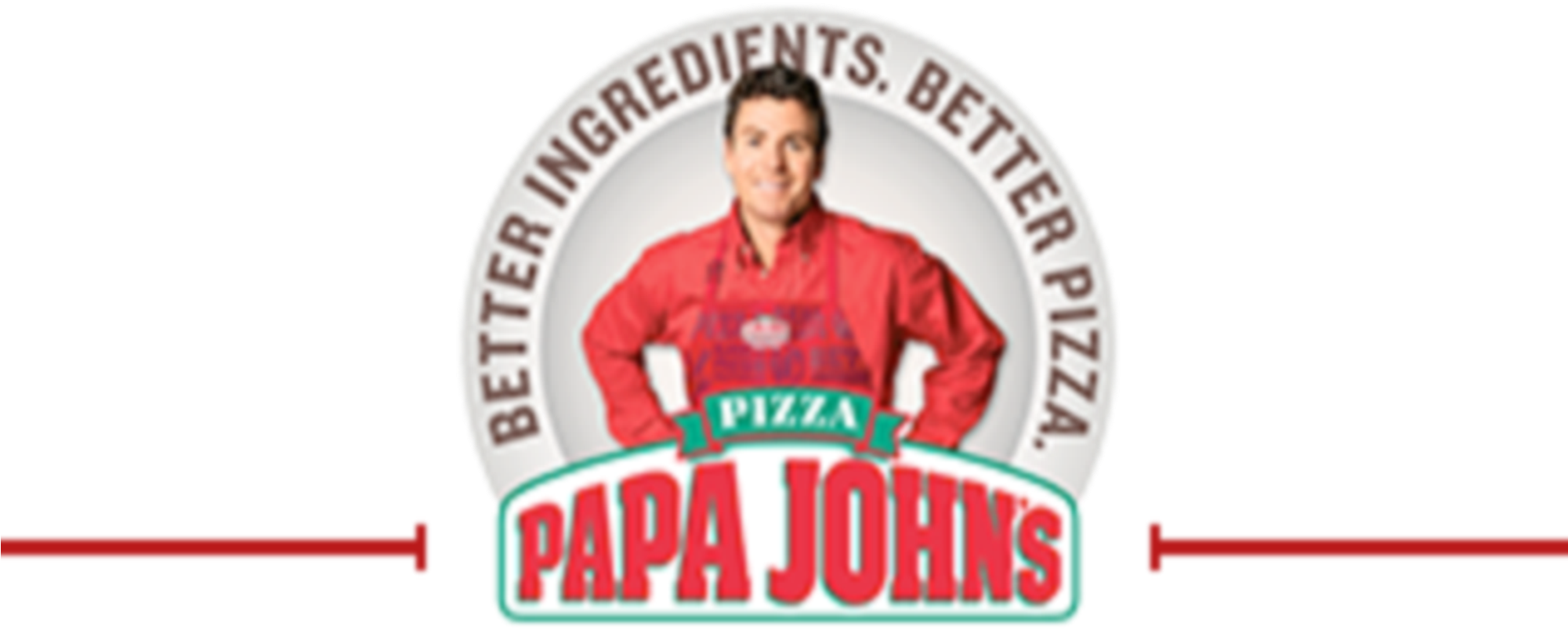 Papa John - Papa John's New Logo (2000x900), Png Download